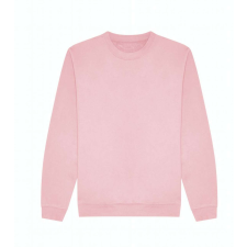 Just Hoods Uniszex kereknyakú organikus pulóver AWJH230, Baby Pink-2XL férfi pulóver, kardigán