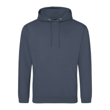 Just Hoods Uniszex laza szabású kapucnis pulóver AWJH001, Airforce Blue-3XL férfi pulóver, kardigán