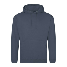 Just Hoods Uniszex laza szabású kapucnis pulóver AWJH001, Airforce Blue-XL