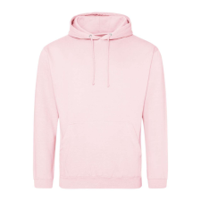 Just Hoods Uniszex laza szabású kapucnis pulóver AWJH001, Baby Pink-S férfi pulóver, kardigán