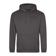 Just Hoods Uniszex laza szabású kapucnis pulóver AWJH001, Charcoal-2XL
