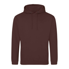 Just Hoods Uniszex laza szabású kapucnis pulóver AWJH001, Chocolate Fudge Brownie-XS férfi pulóver, kardigán