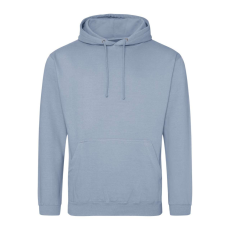 Just Hoods Uniszex laza szabású kapucnis pulóver AWJH001, Dusty Blue-3XL