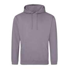 Just Hoods Uniszex laza szabású kapucnis pulóver AWJH001, Dusty Lilac-L férfi pulóver, kardigán