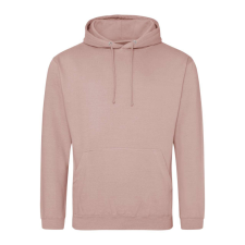Just Hoods Uniszex laza szabású kapucnis pulóver AWJH001, Dusty Pink-XS férfi pulóver, kardigán