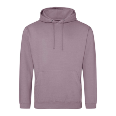 Just Hoods Uniszex laza szabású kapucnis pulóver AWJH001, Dusty Purple-3XL