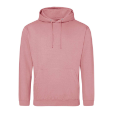 Just Hoods Uniszex laza szabású kapucnis pulóver AWJH001, Dusty Rose-XS férfi pulóver, kardigán