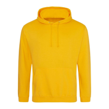 Just Hoods Uniszex laza szabású kapucnis pulóver AWJH001, Gold-M férfi pulóver, kardigán