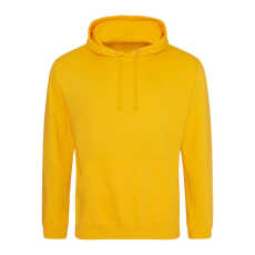 Just Hoods Uniszex laza szabású kapucnis pulóver AWJH001, Gold-S