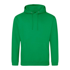 Just Hoods Uniszex laza szabású kapucnis pulóver AWJH001, Kelly Green-M