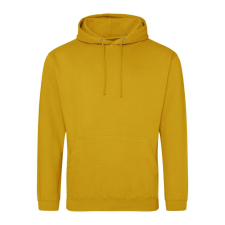 Just Hoods Uniszex laza szabású kapucnis pulóver AWJH001, Mustard-3XL férfi pulóver, kardigán