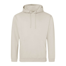 Just Hoods Uniszex laza szabású kapucnis pulóver AWJH001, Natural Stone-2XL férfi pulóver, kardigán
