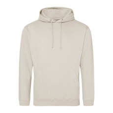 Just Hoods Uniszex laza szabású kapucnis pulóver AWJH001, Natural Stone-L