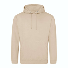 Just Hoods Uniszex laza szabású kapucnis pulóver AWJH001, Nude-S férfi pulóver, kardigán