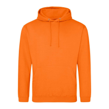 Just Hoods Uniszex laza szabású kapucnis pulóver AWJH001, Orange Crush-3XL férfi pulóver, kardigán