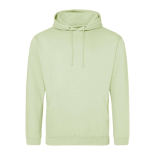 Just Hoods Uniszex laza szabású kapucnis pulóver AWJH001, Pistachio Green-2XL férfi pulóver, kardigán