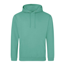 Just Hoods Uniszex laza szabású kapucnis pulóver AWJH001, Spring Green-M férfi pulóver, kardigán