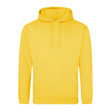 Just Hoods Uniszex laza szabású kapucnis pulóver AWJH001, Sun Yellow-S