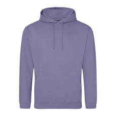 Just Hoods Uniszex laza szabású kapucnis pulóver AWJH001, True Violet-3XL