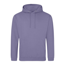 Just Hoods Uniszex laza szabású kapucnis pulóver AWJH001, True Violet-XL férfi pulóver, kardigán