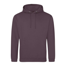 Just Hoods Uniszex laza szabású kapucnis pulóver AWJH001, Wild Mulberry-L férfi pulóver, kardigán