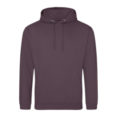Just Hoods Uniszex laza szabású kapucnis pulóver AWJH001, Wild Mulberry-XL