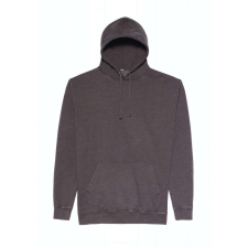 Just Hoods Uniszex mosott hatású kapucnis pulóver AWJH090, Washed Charcoal-XS férfi pulóver, kardigán