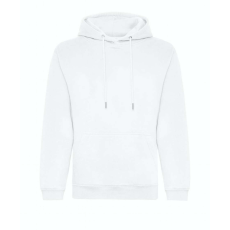 Just Hoods Uniszex organikus kapucnis pulóver AWJH201, Arctic White-3XL