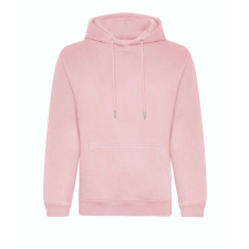 Just Hoods Uniszex organikus kapucnis pulóver AWJH201, Baby Pink-M férfi pulóver, kardigán