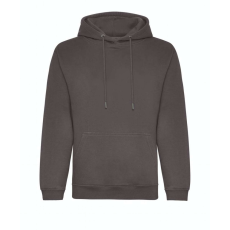 Just Hoods Uniszex organikus kapucnis pulóver AWJH201, Charcoal-L