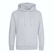 Just Hoods Uniszex organikus kapucnis pulóver AWJH201, Heather Grey-XS férfi pulóver, kardigán