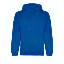 Just Hoods Uniszex organikus kapucnis pulóver AWJH201, Royal Blue-XS férfi pulóver, kardigán