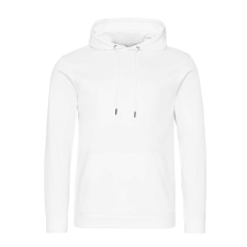 Just Hoods Uniszex poliészter sport kapucnis pulóver AWJH006, Arctic White-M férfi pulóver, kardigán