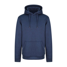 Just Hoods Uniszex poliészter sport kapucnis pulóver AWJH006, Blue Melange-2XL férfi pulóver, kardigán