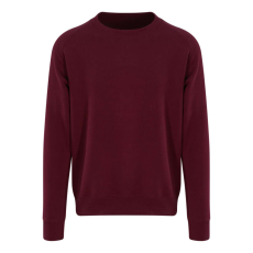 Just Hoods Uniszex vastag környakas pulóver AWJH130, Burgundy-XL