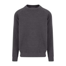 Just Hoods Uniszex vastag környakas pulóver AWJH130, Charcoal-XS