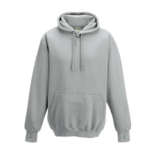 Just Hoods Vastag kapucnis pulóver, Just Hoods AWJH020, Heather Grey-XL férfi pulóver, kardigán