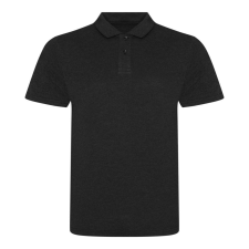Just Polos JP001 tri-blend galléros férfi póló Just Polos, Heather Black-L férfi póló