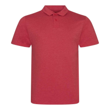 Just Polos JP001 tri-blend galléros férfi póló Just Polos, Heather Red-L férfi póló