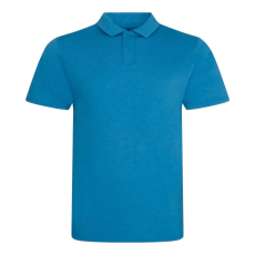 Just Polos JP001 tri-blend galléros férfi póló Just Polos, Heather Sapphire Blue-S