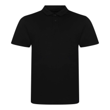 Just Polos JP001 tri-blend galléros férfi póló Just Polos, Solid Black-XL férfi póló