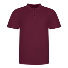 Just Polos JP100 mikropiké unisex galléros póló Just Polos, Burgundy-2XL férfi póló