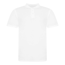 Just Polos JP100 mikropiké unisex galléros póló Just Polos, White-L