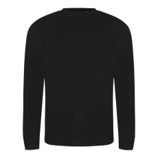 Just Ts JT002 tri-blend hosszú ujjú férfi póló Just Ts, Solid Black-XL