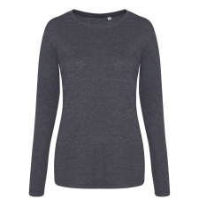 Just Ts JT002F HOSSZU UJJÚ NŐI TRI-BLEND PÓLÓ XS munkaruha