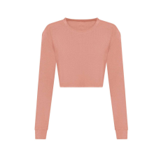 Just Ts JT016 rövid derekú hosszú ujjú Női póló Just Ts, Dusty Pink-M