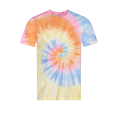 Just Ts JT022 batikolt egyedi mintás unisex rövid ujjú póló Just Ts, Tie-Dye Swirl-S