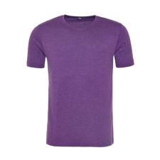 Just Ts JT099 mosott hatású unisex rövid ujjú póló Just Ts, Washed Purple-XS férfi póló