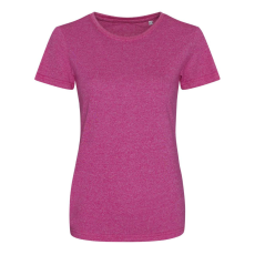 Just Ts Női márga hatású rövid ujjú póló, Just Ts JT030F, Space Pink/White-S