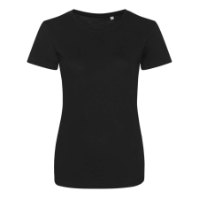 Just Ts Tri-blend Női környakas póló, Just Ts JT001F, Solid Black-L női póló